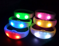 Diferentes colores en pulseras led