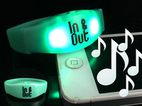 Pulseras LED música