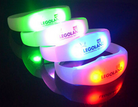 pulseras LED para parques atracciones