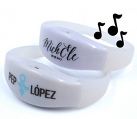 Pulseras LED por sonido Pulseras LED por sonido